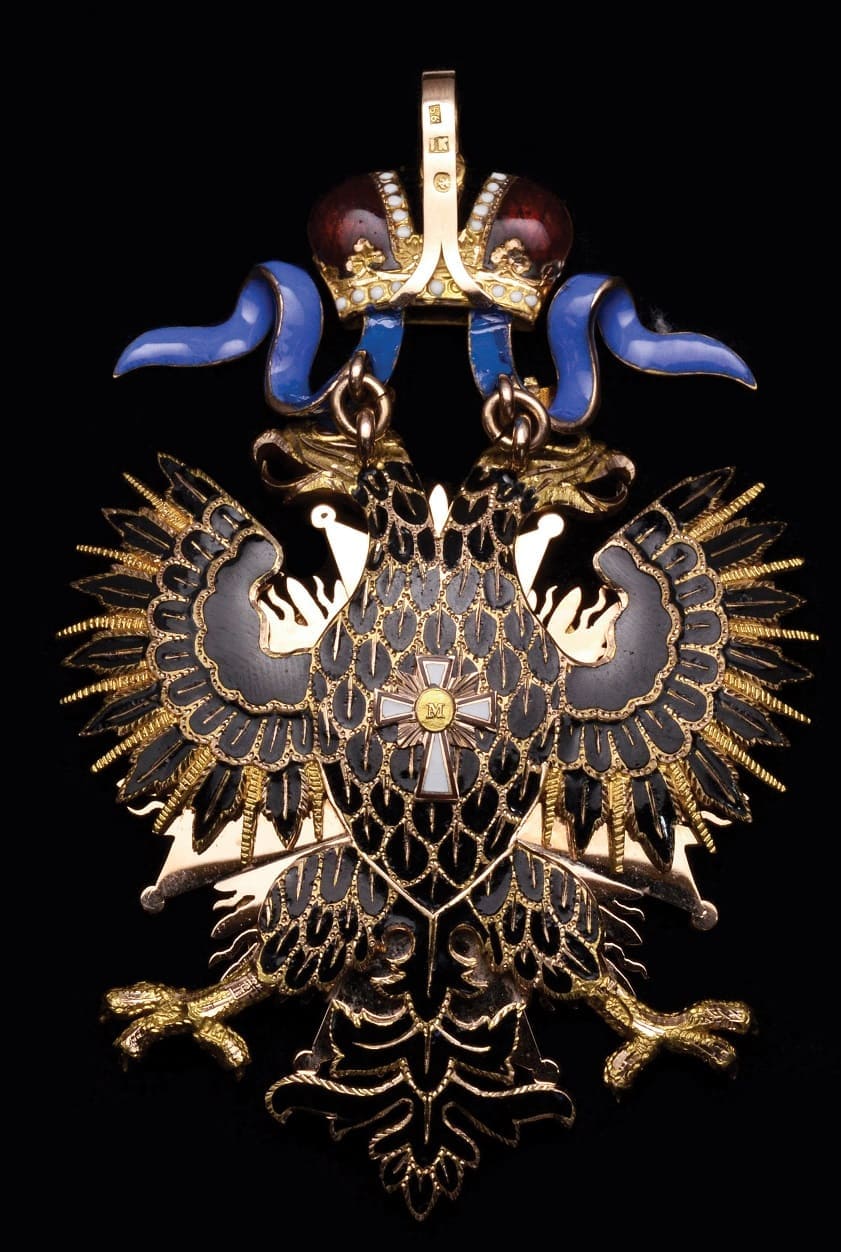 Орден Белого Орла мастерской Юлиуса Кейбеля клеймо  IK.jpg