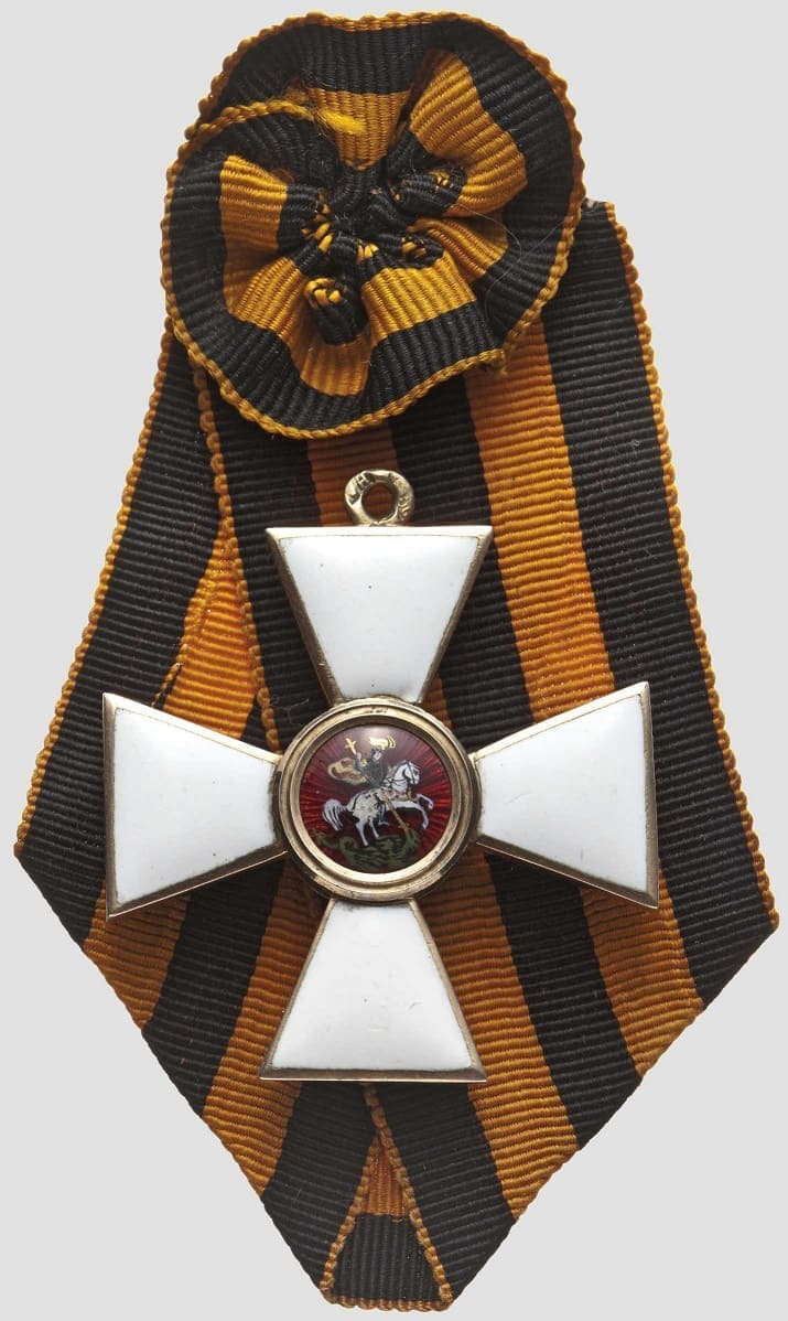Орден Святого  Георгия 4-й степени клеймо  Н.А.jpg