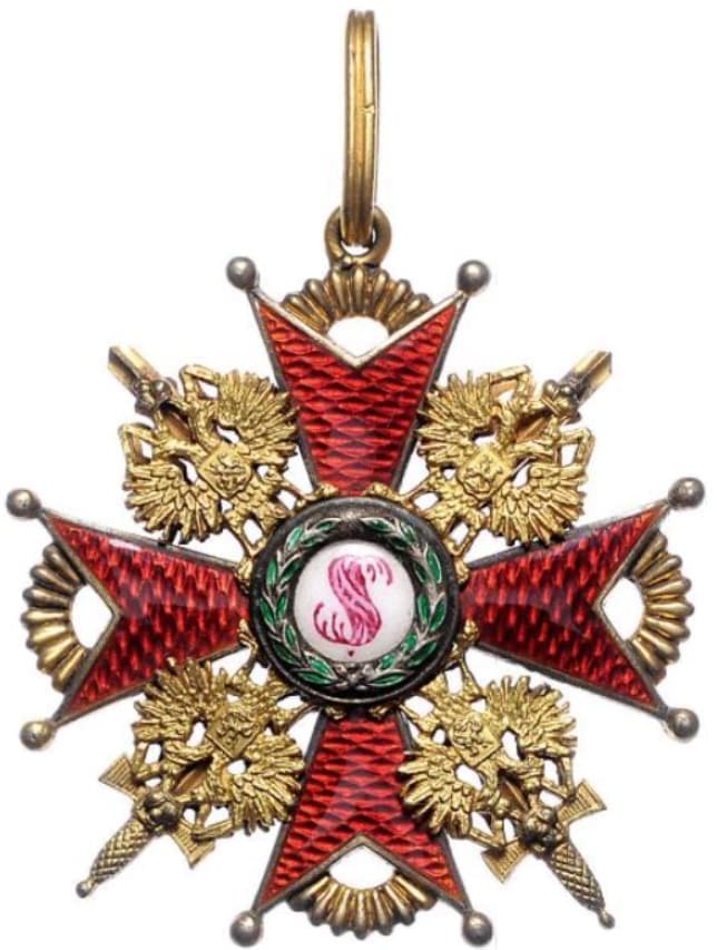 Орден  Святого Станислава 3-й степени фирмы Paul Meybauer, Berlin.jpg