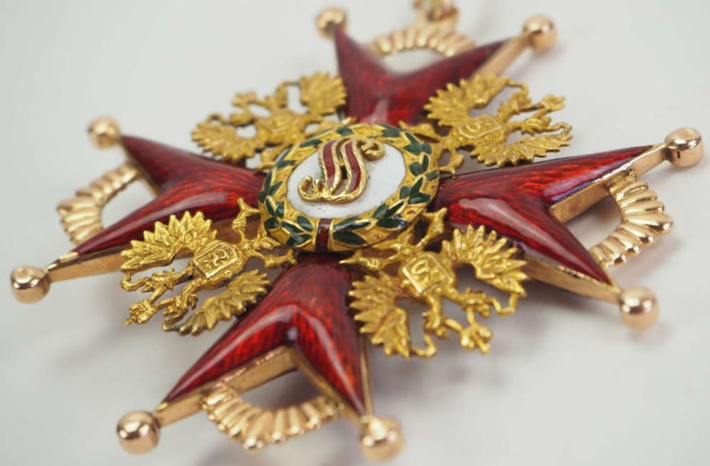 Орден Святого Станислава первой  степени клеймо ИА.jpg
