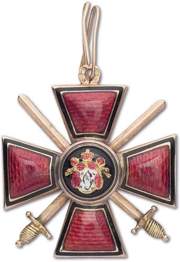 Орден Святого Владимира 4-й  степени с мечами клеймо ИВ.jpg