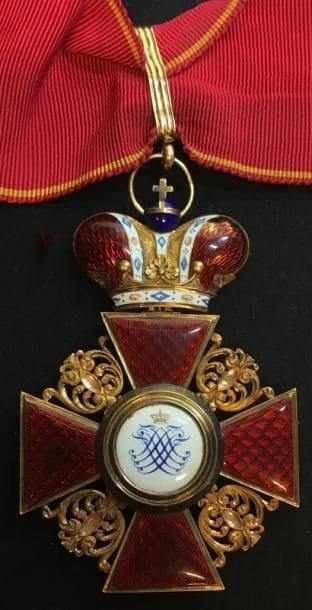 Орден Святой Анны 1-й  степени французского производства.jpg