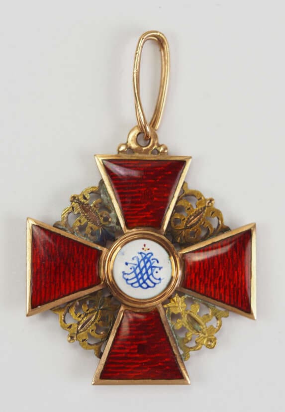 Орден Святой  Анны  3-й  степени 1869 Юлиус Кейбель.jpg