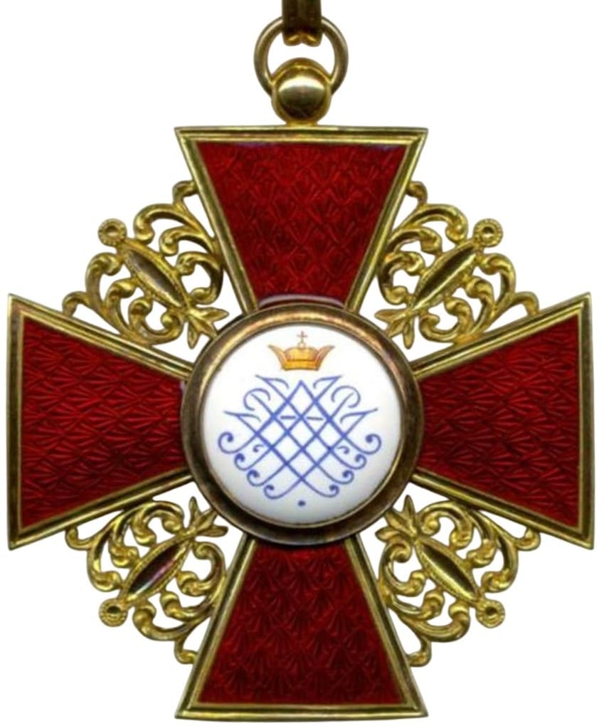 Орден Святой Анны 3-й  степени французского производства.jpg