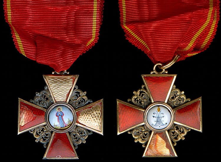 Орден Святой  Анны 3-й степени Lieutenant Colonel Sir William Gomm.jpg