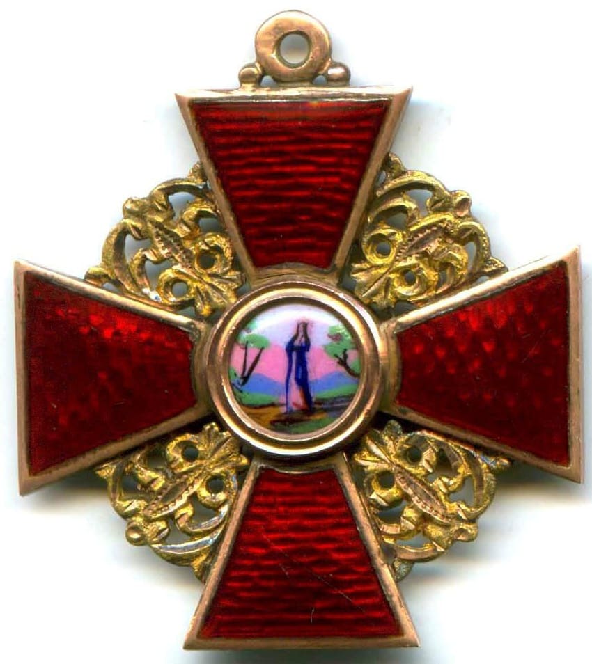 Орден Святой Анны 3  степени Юлиус Кейбель.jpg