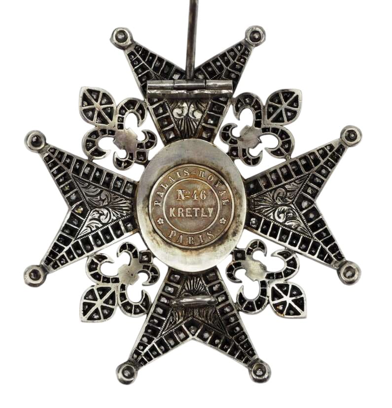 Order of Carlos III breast star made  by Kretly.jpg
