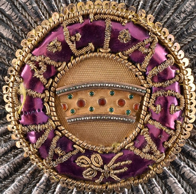 Order of  Iron Crown Embroidered Breast Star made by André Alckens, Vienne.jpg