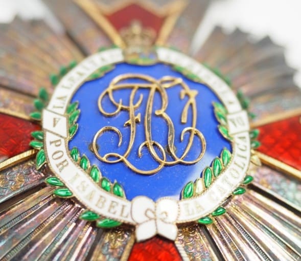 Order of Isabella the Catholic breast star made by Halley.jpg Order of Isabella the Catholic breast star made by Halley.jpg