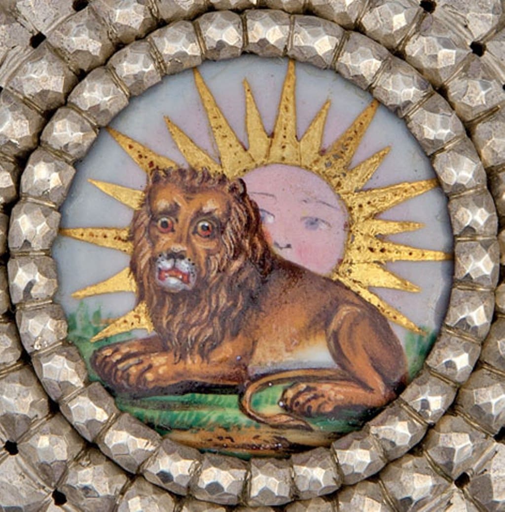 Order of  Lion  and Sun breast star made by Frederick Adolf Golshtenius workshop.jpg