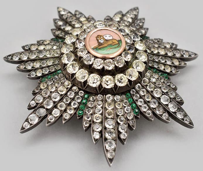 Order  of Lion  and Sun breast star made by Russian ВВ workshop.jpg