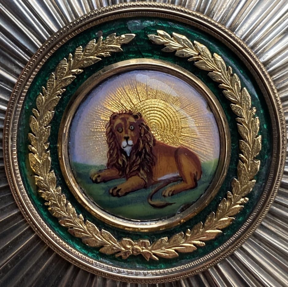 Order of Lion and Sun breast star made by  Russian workshop Nichols&Plinke.jpg