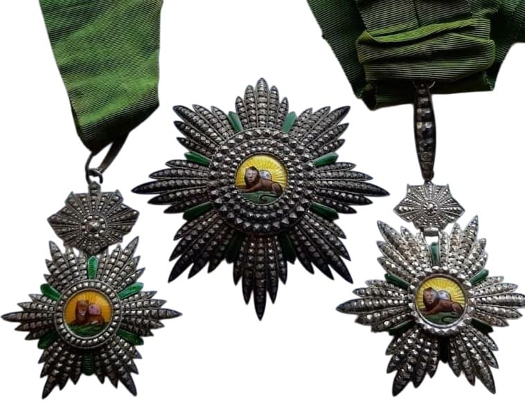 Order of Lion and Sun manufactured by  C.F. Zimmermann, Pforzheim.jpg
