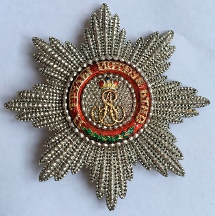 Order of S.Alexander Nevsky of divisional general Louis Tirlet.jpg