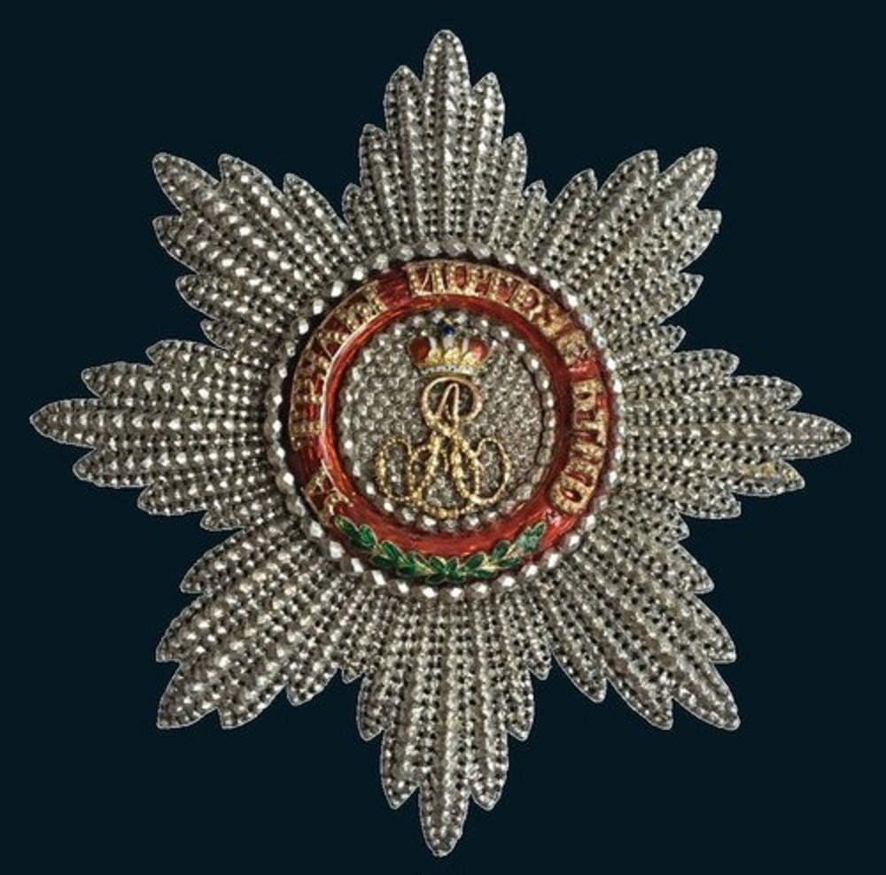 Order of S.Alexander Nevsky of Général de Division Louis Tirlet-.jpg