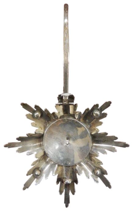Order of Saint  Alexander Nevsky breast star made by Rothe.jpg