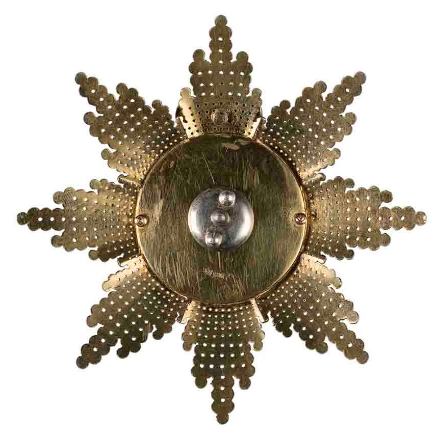 Order of Saint Alexander Nevsky breast star made  Karl Shubert KS workshop.jpg