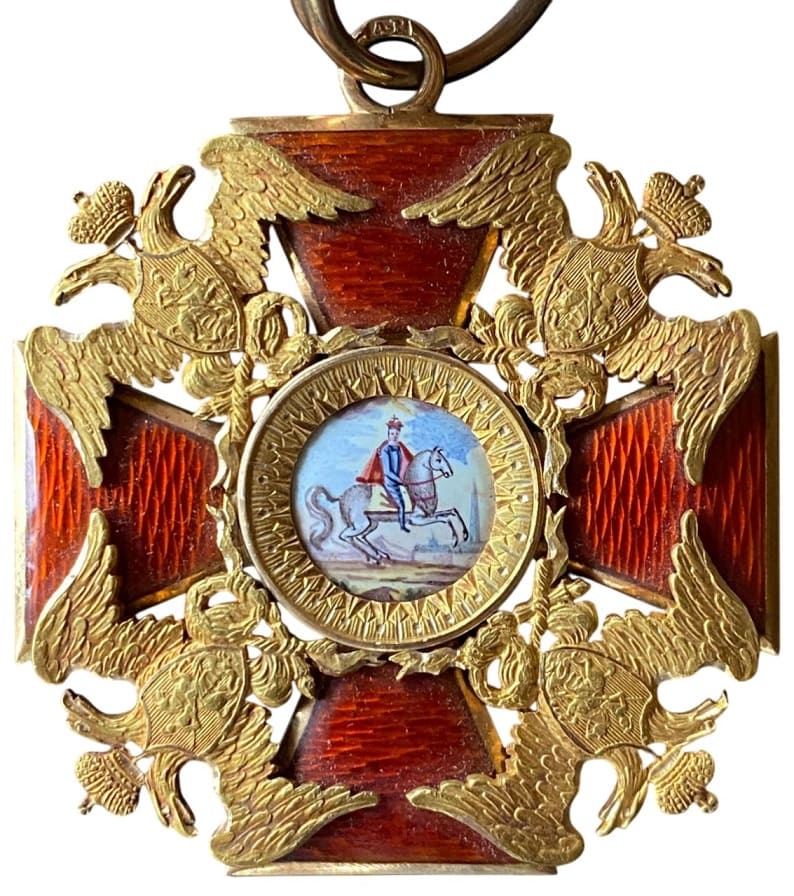 Order of Saint Alexander Nevsky made by Afanasy Panov.jpg