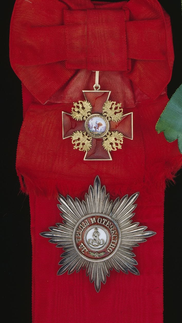 Order of Saint Alexander Nevsky order from Richard Magor Collection.jpg