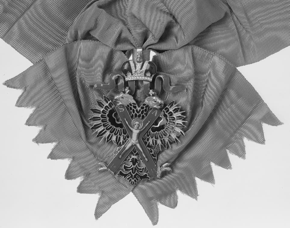 Order  of Saint Andrew awarded in 1881 to Gustaf V.jpg