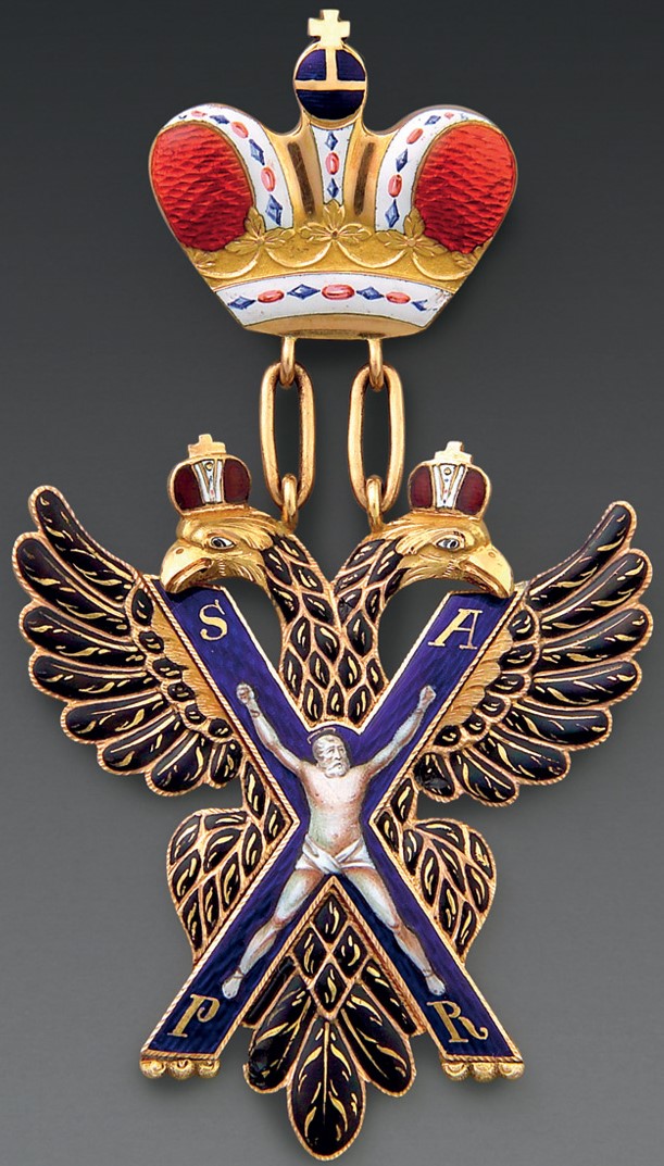 Order of Saint Andrew the First Called awarded to 5th Duke of Richelieu in 1818.jpg