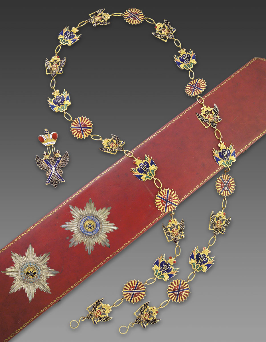 Order of Saint Andrew the First  Called awarded to 5th Duke of Richelieu in 1818.jpg