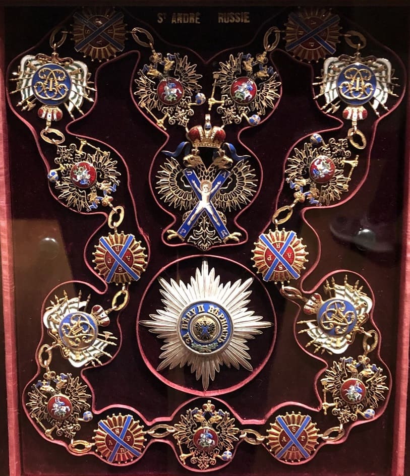 Order of Saint Andrew the First Called awarded  to Marshal of France Jean-Baptiste Philibert Vaillant.jpg