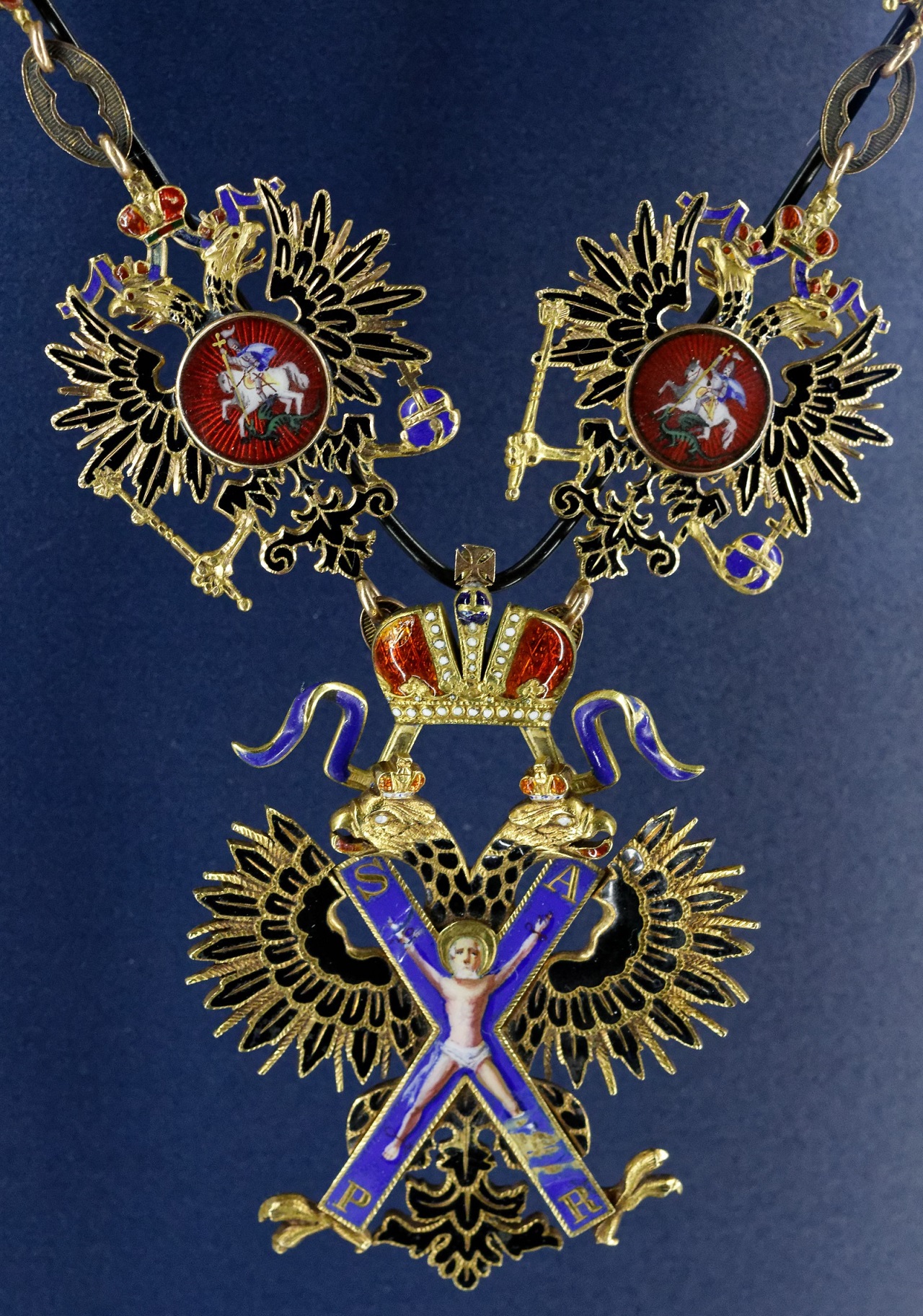 Order of Saint Andrew the First Called of Grand Duke Nikolai Konstantinovich of Russia.jpg