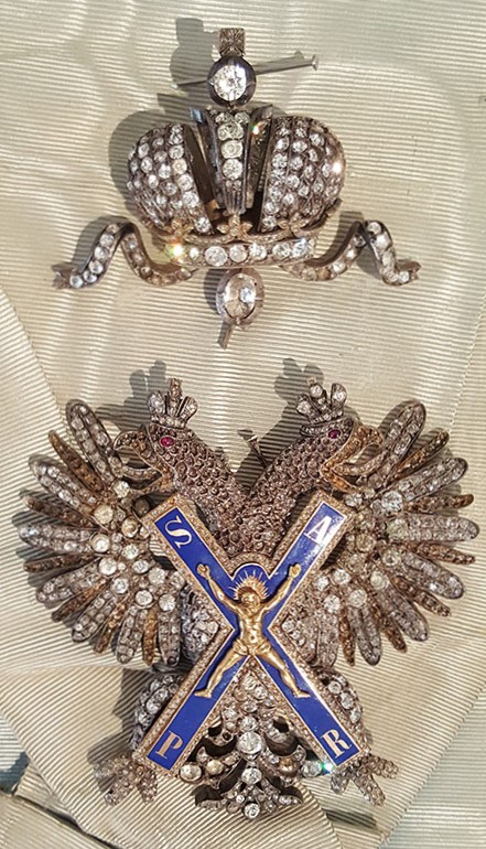 Order of Saint Andrew the First Called with Diamonds of Otto von Bismarck.jpg