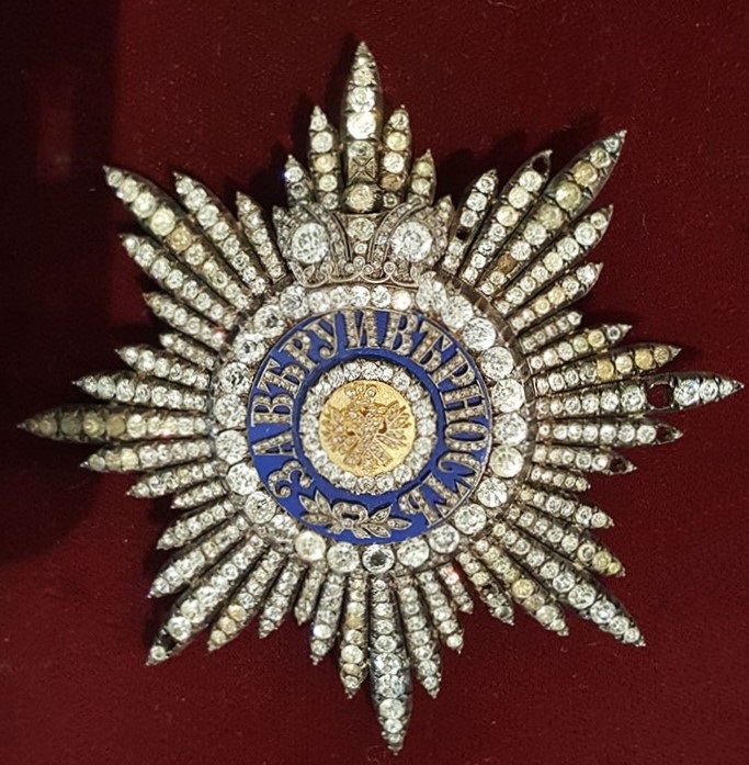 Order of Saint  Andrew the First Called with Diamonds of Otto von Bismarck.jpg
