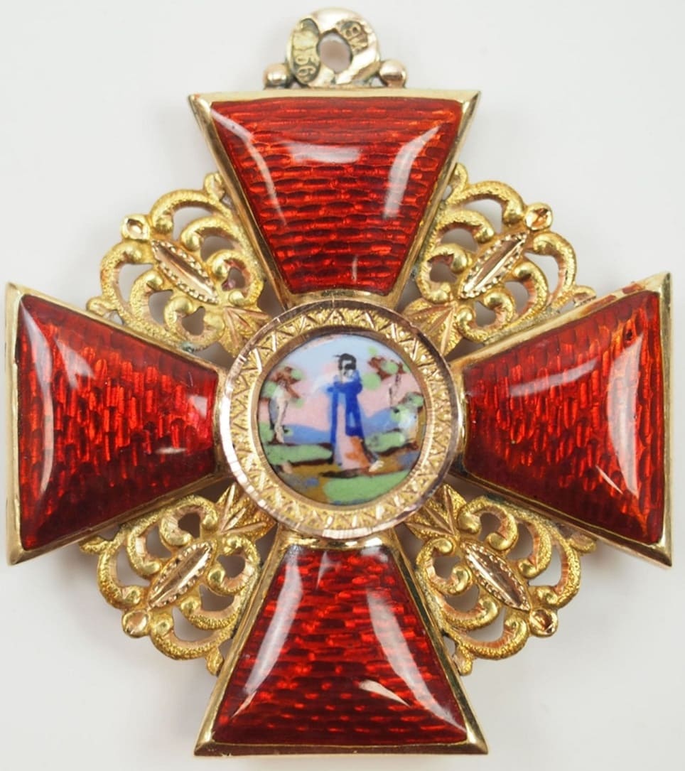 Order of Saint Anna 3rd class made by the Moscow workshop  ИВ.jpg