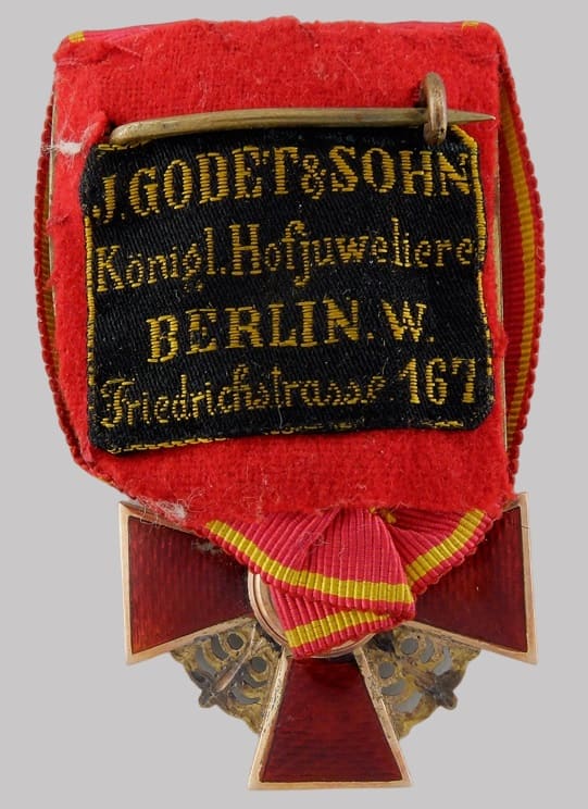 Order of Saint Anna 3rd class mounted by Godet, Berlin.jpg
