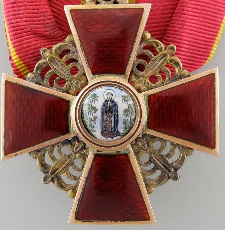 Order of Saint Anna 3rd class mounted  by Godet, Berlin.jpg