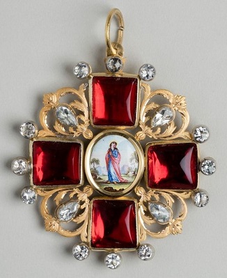 Order of Saint Anna awarded in 1807 to Charles Maurice de Talleyrand-Périgord.jpg