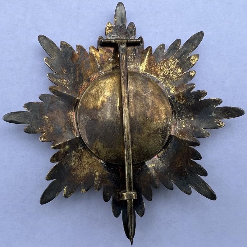 Order of Saint Anna Breast Star with Imperial Crown  marked KK.jpg