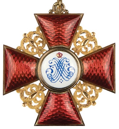 Order of  Saint Anna made by Ivan Vasilievich Osipov.jpg