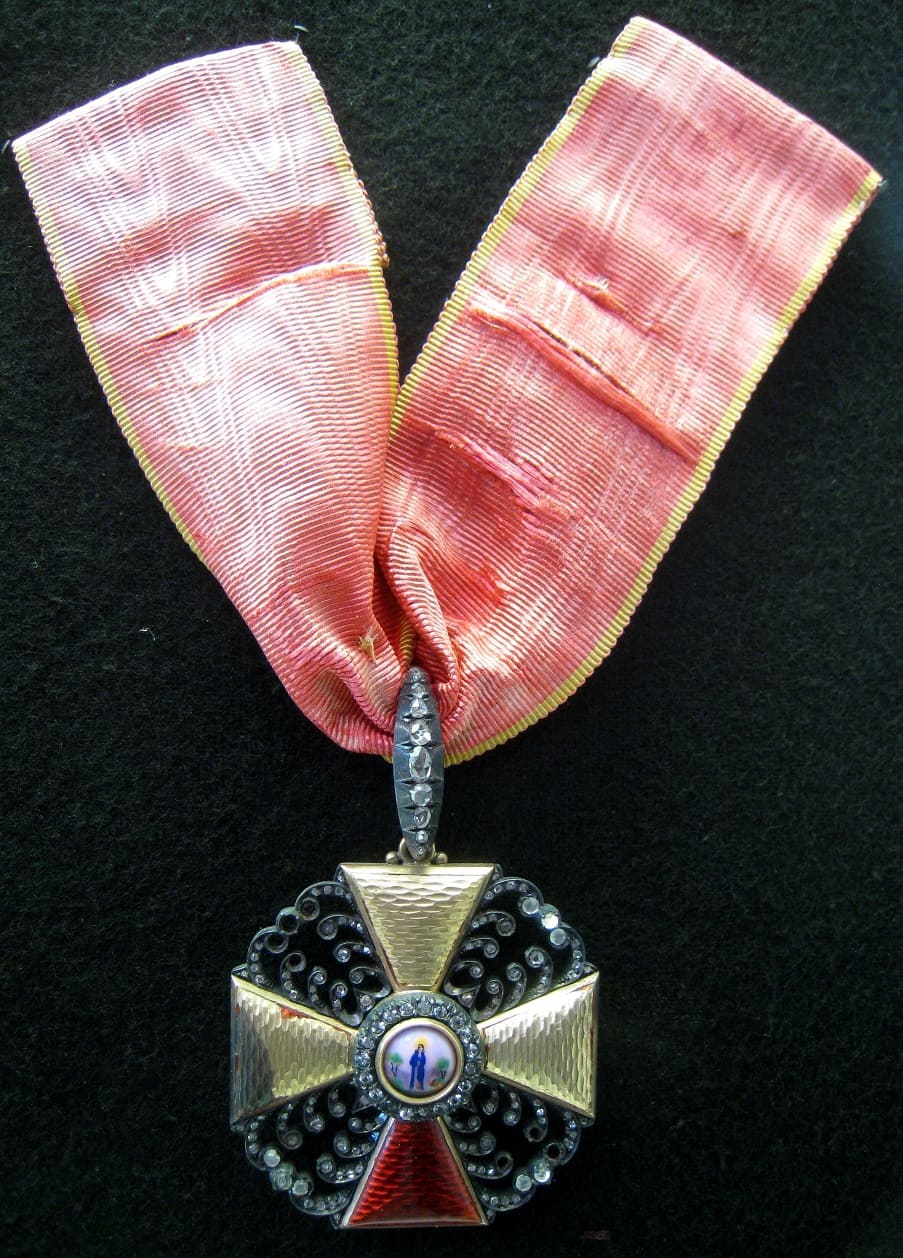 Order of Saint Anna with diamonds of Peter Don Pedro Christophersen.jpg