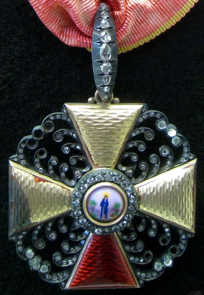 Order  of Saint Anna with diamonds of Peter Don Pedro Christophersen.jpg