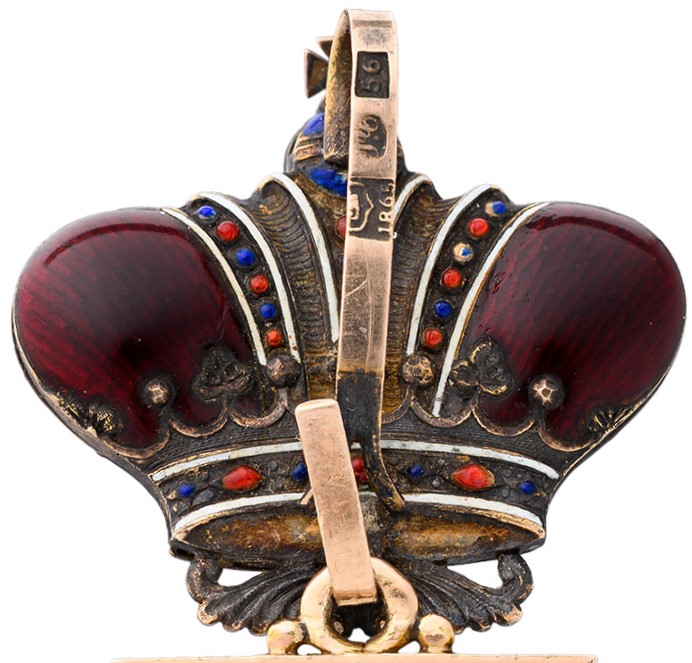 Order  of Saint Anna with Fake  Imperial Crown.jpg Order  of Saint Anna with Fake  Imperial Crown.jpg