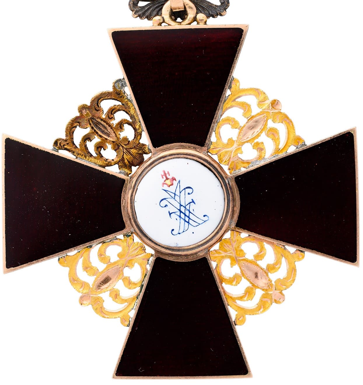 Order of Saint Anna with  Fake  Imperial Crown.jpg Order of Saint Anna with  Fake  Imperial Crown.jpg