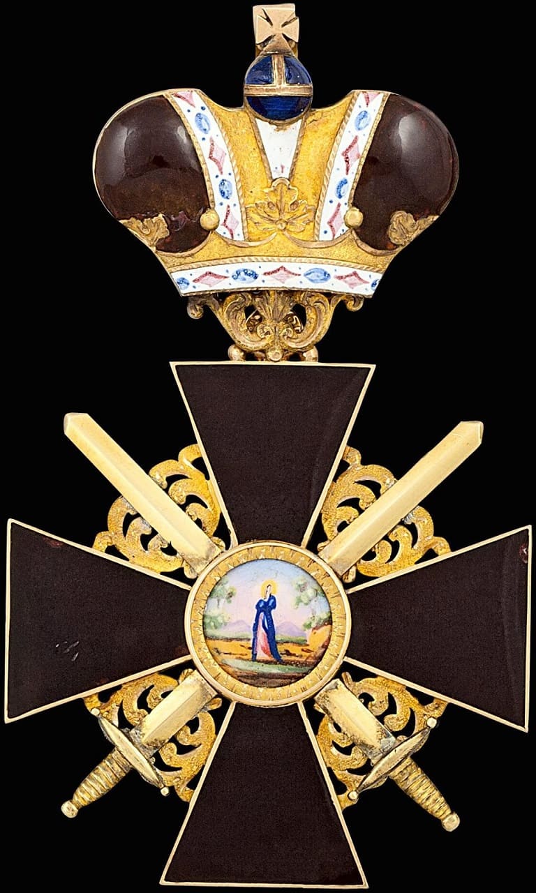 Order  of  Saint Anna with Imperial Crown made by Frederic Bjork workshop.jpg