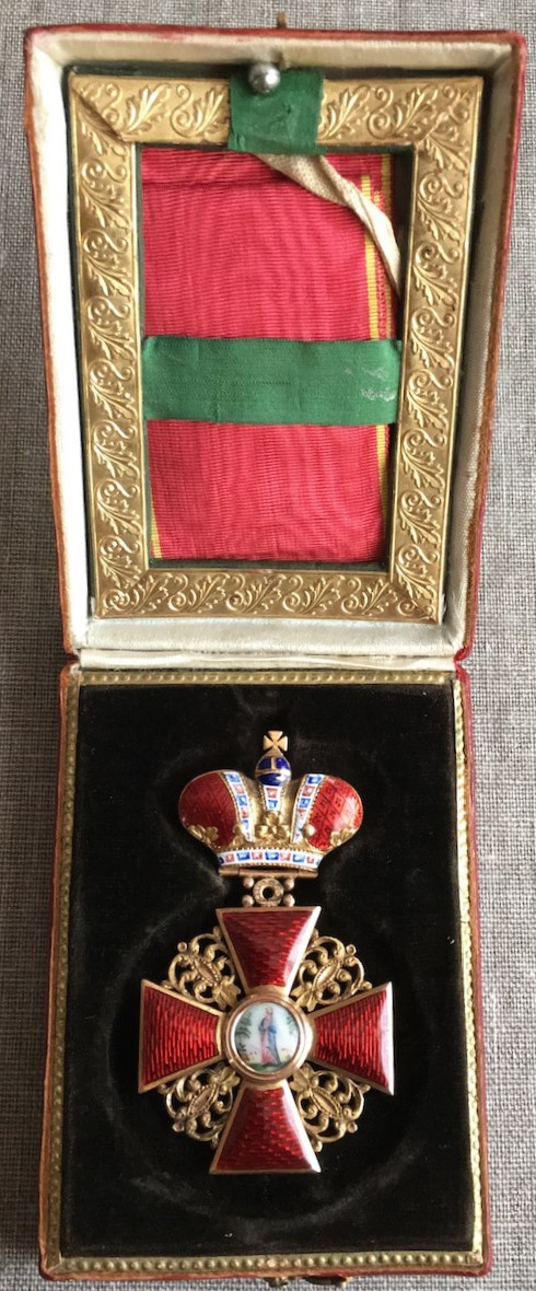 Order of Saint Anna with Imperial  Crown  made by Immanuel Pannasch.jpg