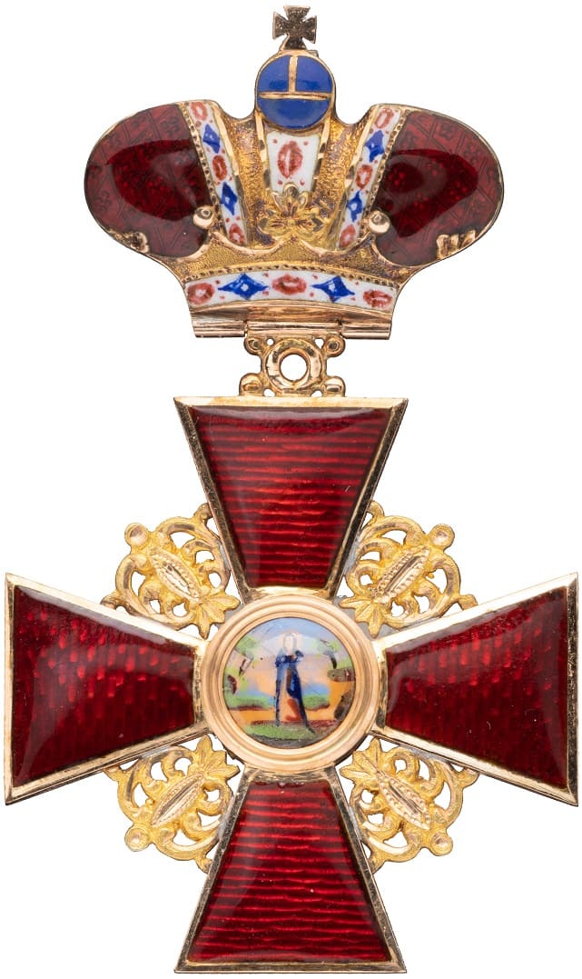 Order of Saint Anna with Imperial Crown made by Julius Keibel.jpg