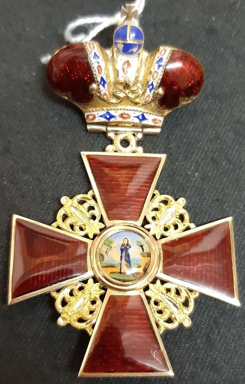 Order of Saint Anna with Imperial Crown made by Julius Keibel.jpg