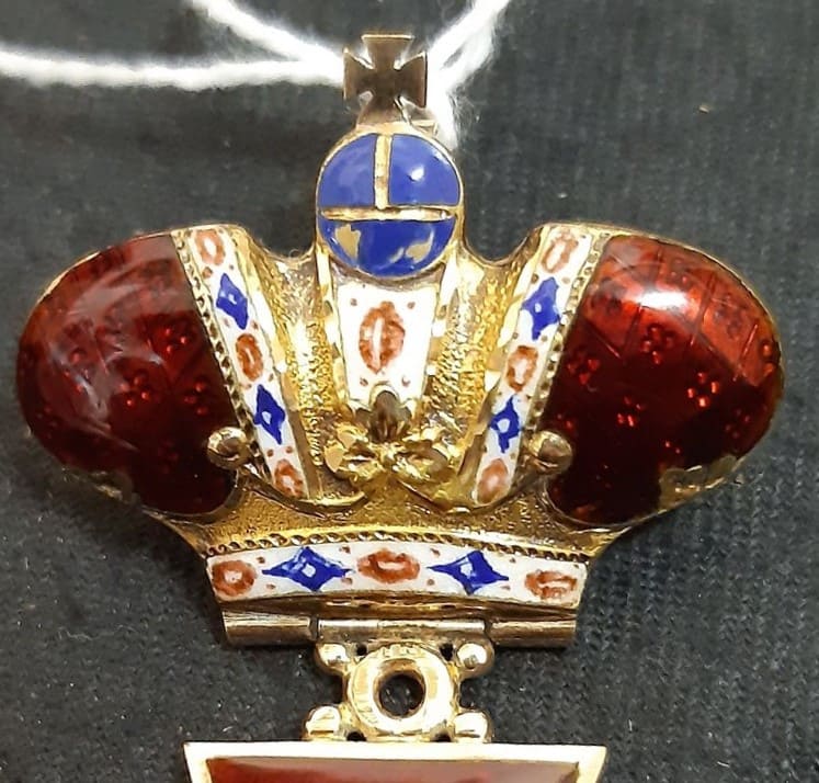 Order of Saint Anna with Imperial  Crown made by Julius Keibel.jpg