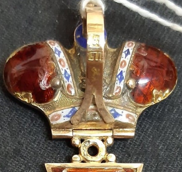 Order of Saint Anna  with Imperial Crown made by Julius Keibel.jpg