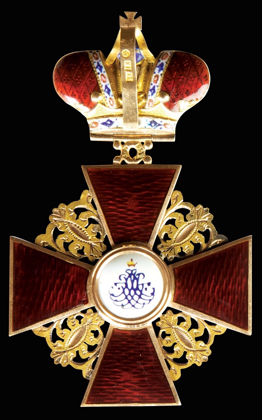 Order of Saint Anna with  Imperial Crown made by made by Julius Keibel.jpg