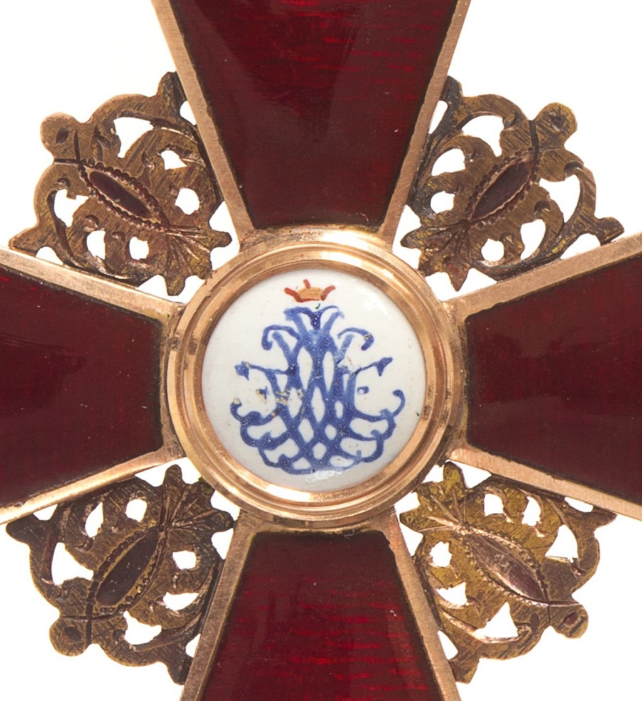 Order of Saint Anna with Imperial  Crown  made by made by Julius Keibel.jpg