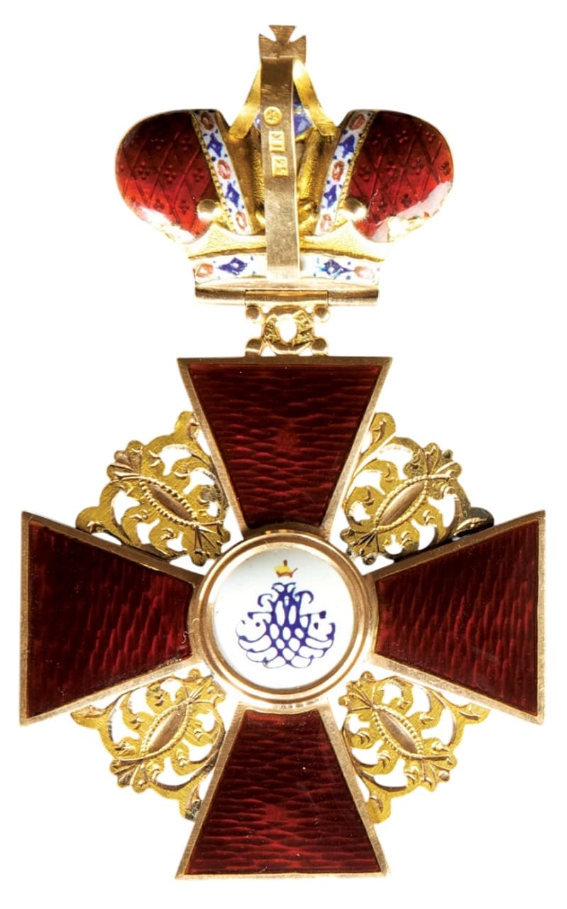 Order of Saint Anna with  Imperial Crown made by made by Julius Keibel.jpg