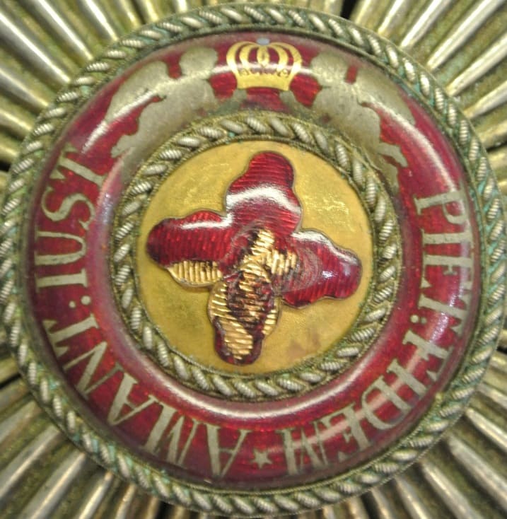 Order  of Saint Anne breast star  from the epoch of Napoleonic Wars.jpg